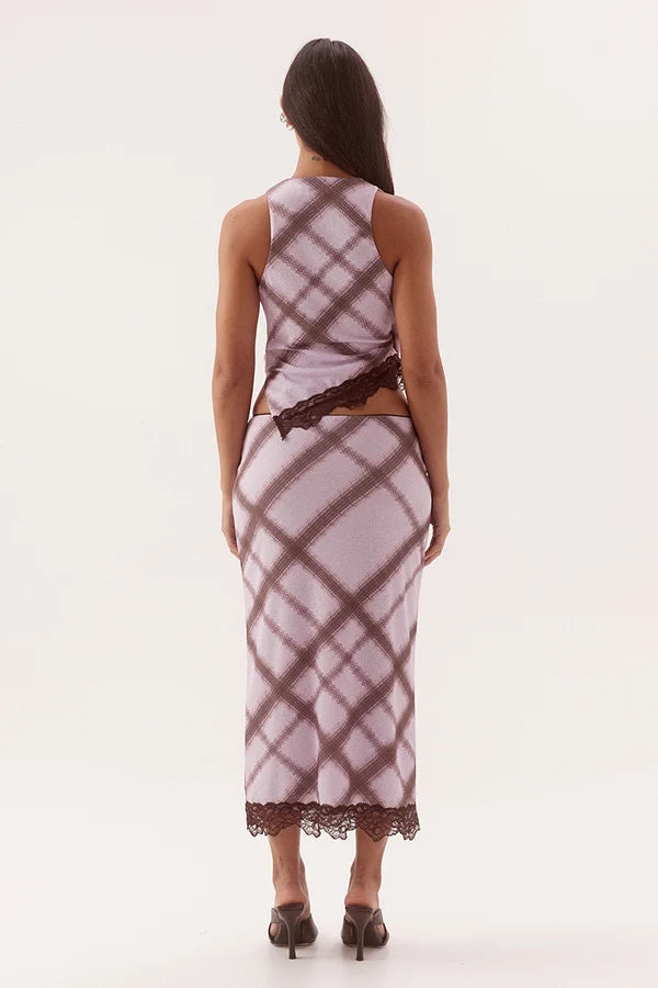 Ashti Top - Plaid Sovere