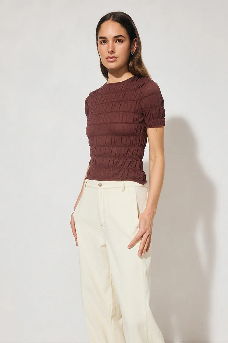 Vega Knit Top - Plum Mon Renn