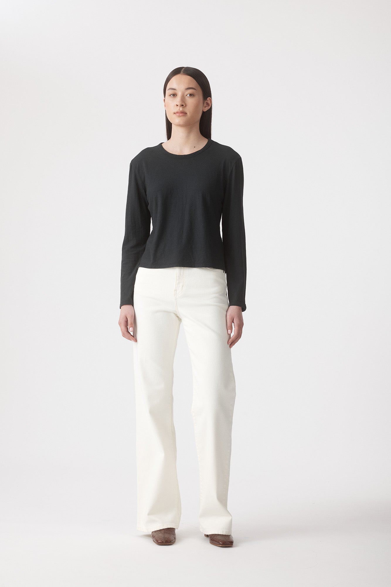 Isa Long Sleeve Top - Black Outland Denim
