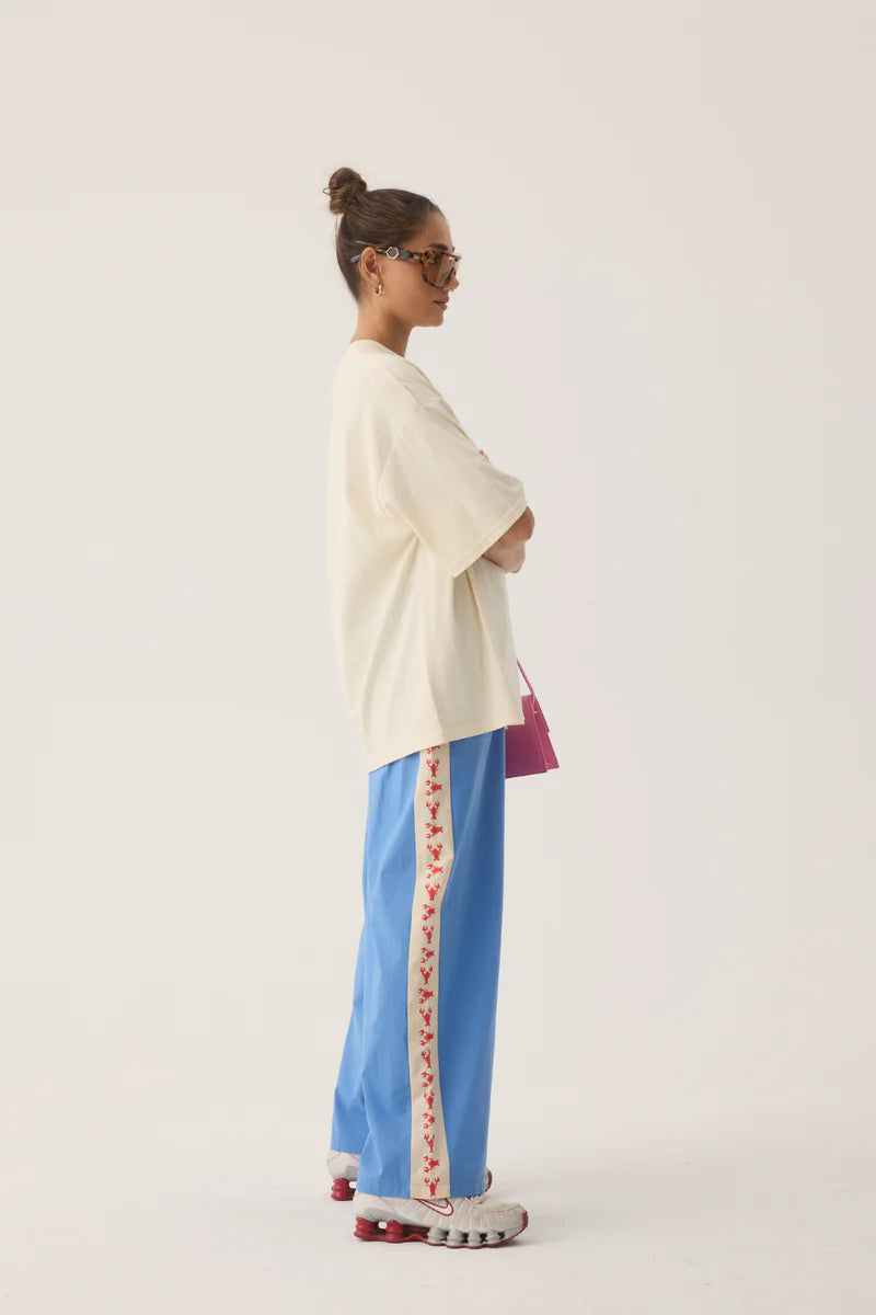Lobster Oversized Tee - Natural Araminta James