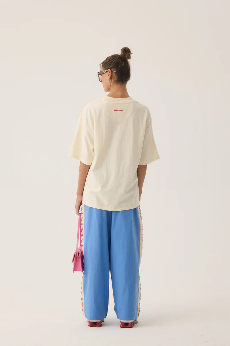 Lobster Oversized Tee - Natural Araminta James