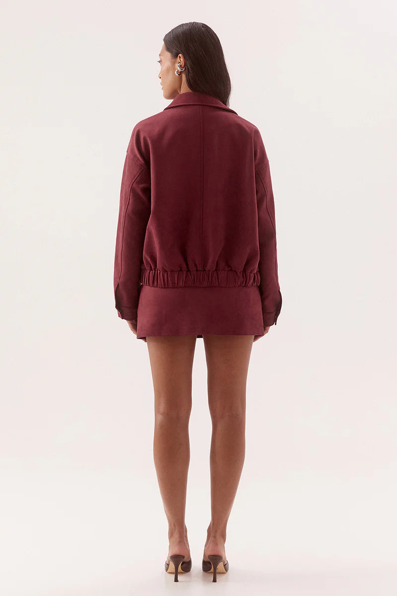 Avery Bomber - Cranberry Sovere