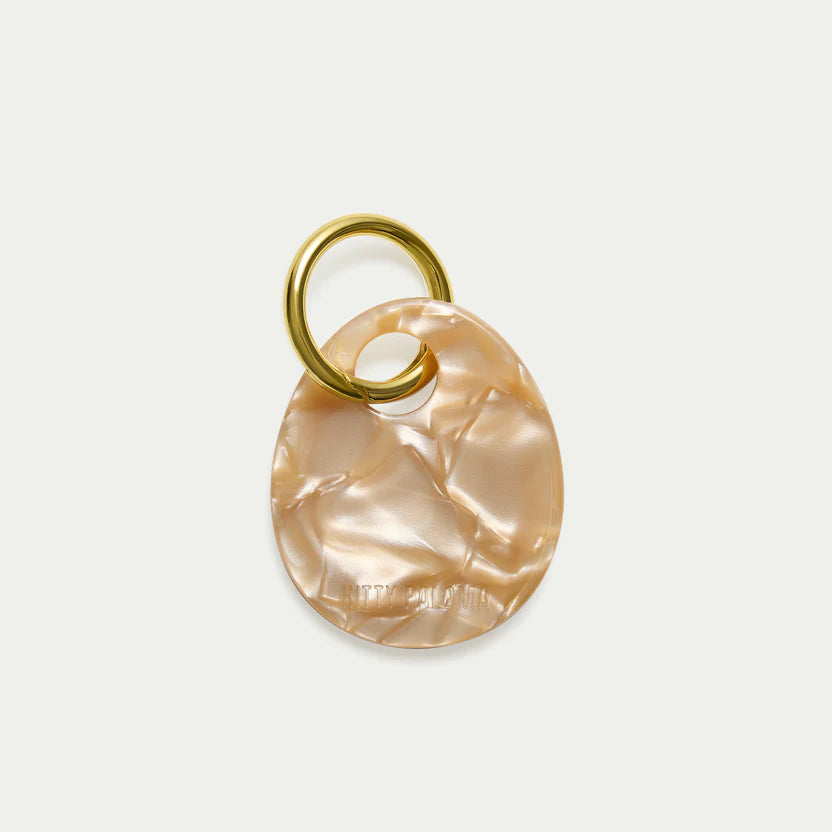 Pendant Keychain - Abalone Kitty Paloma