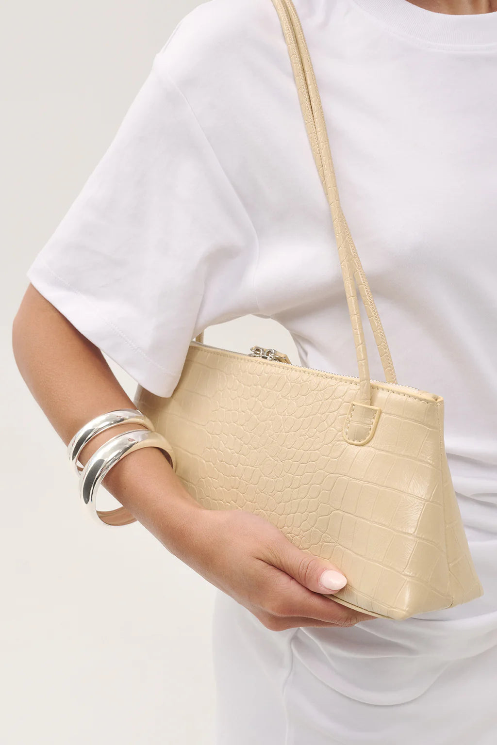 Benni Bag - Butter Yellow Croc Georgia Mae