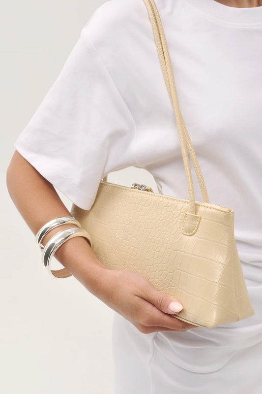 Benni Bag - Butter Yellow Croc Georgia Mae