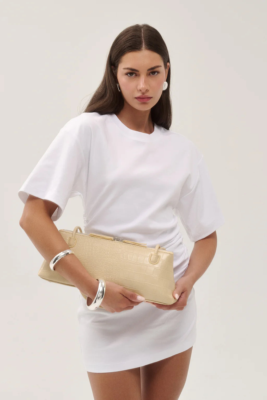 Benni Bag - Butter Yellow Croc Georgia Mae