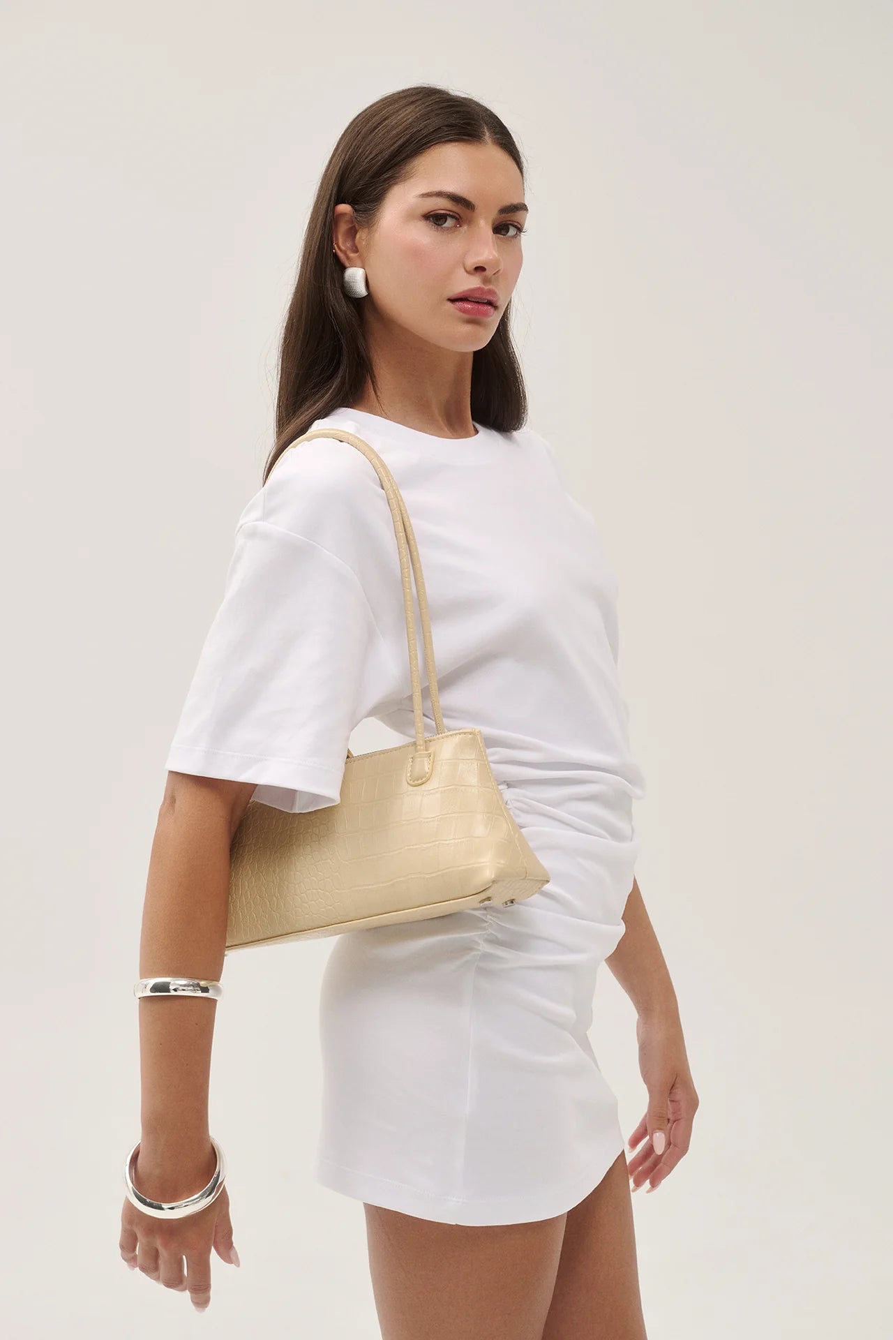 Benni Bag - Butter Yellow Croc Georgia Mae