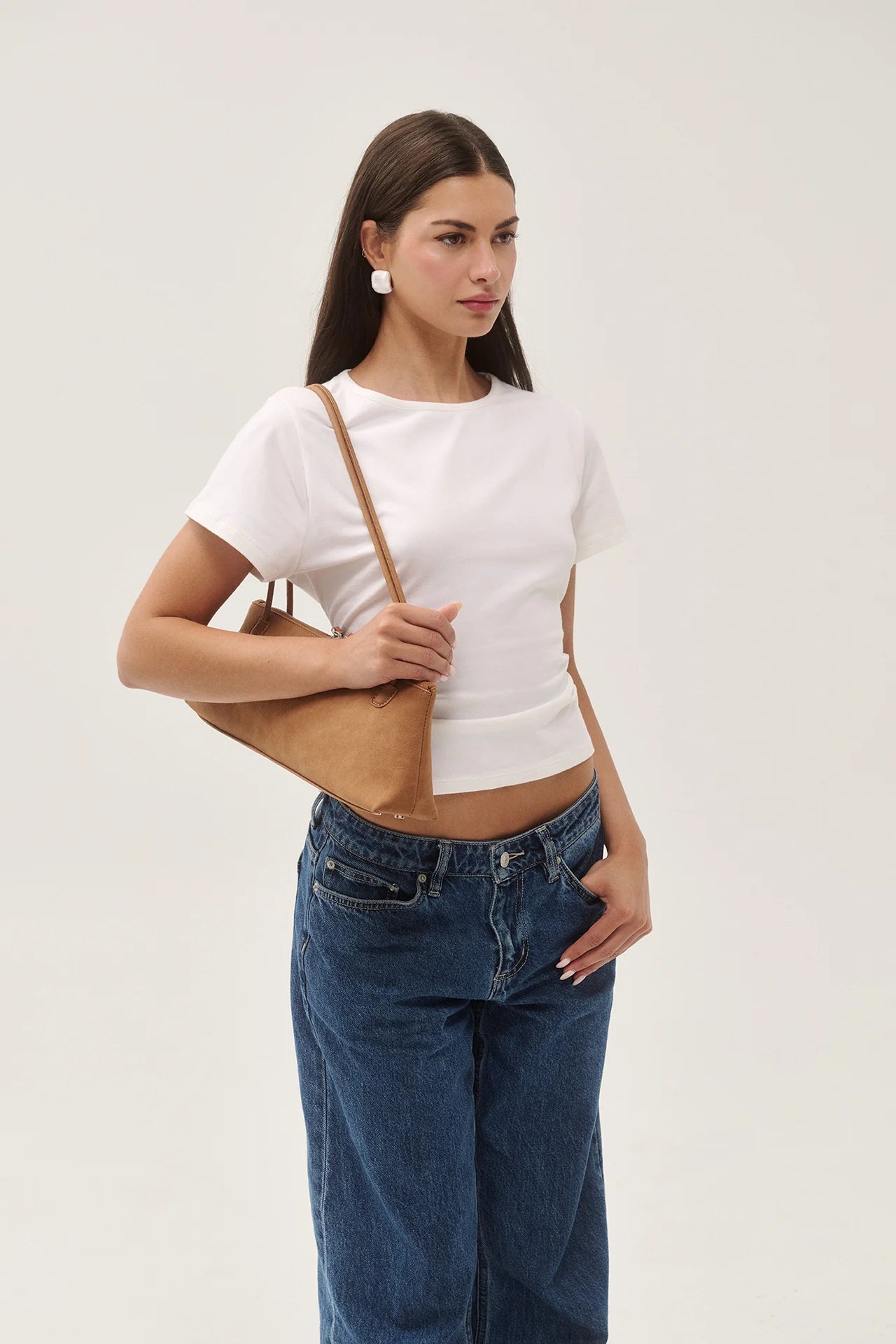 Benni Bag - Tan Suede Georgia Mae