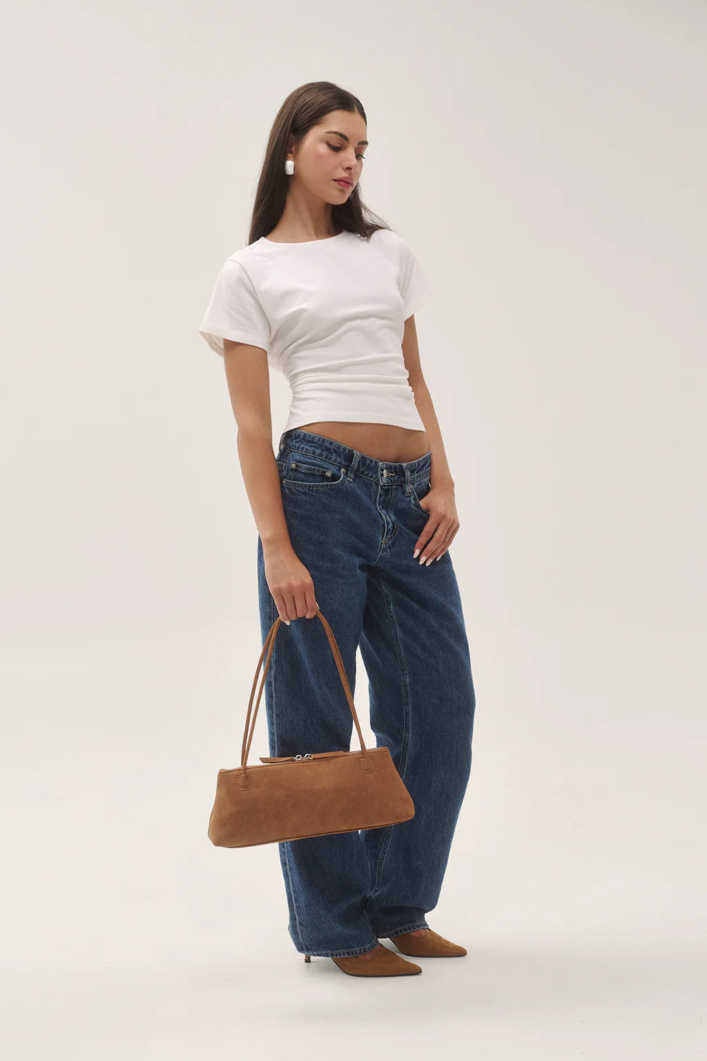 Benni Bag - Tan Suede Georgia Mae