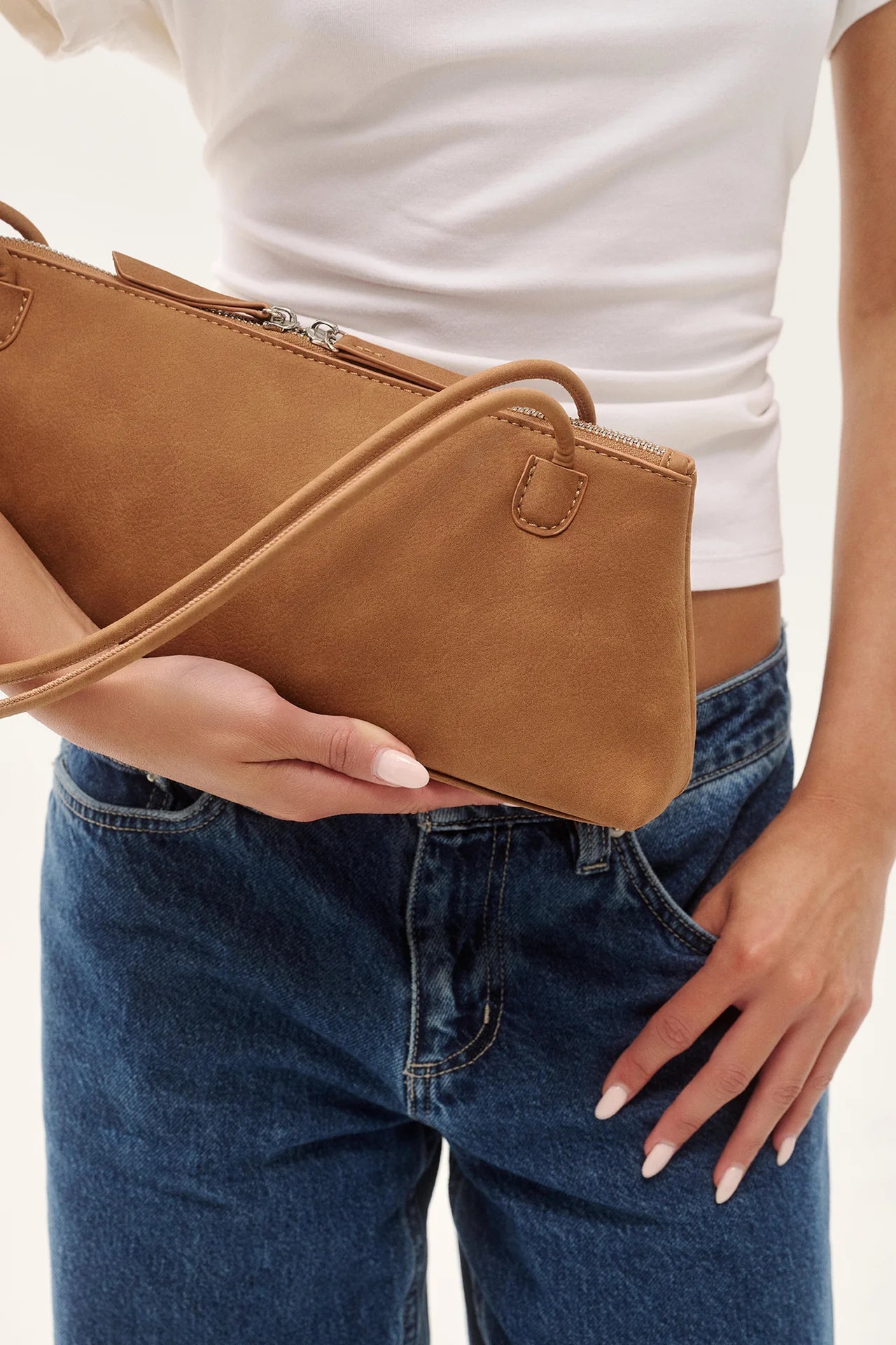 Benni Bag - Tan Suede Georgia Mae
