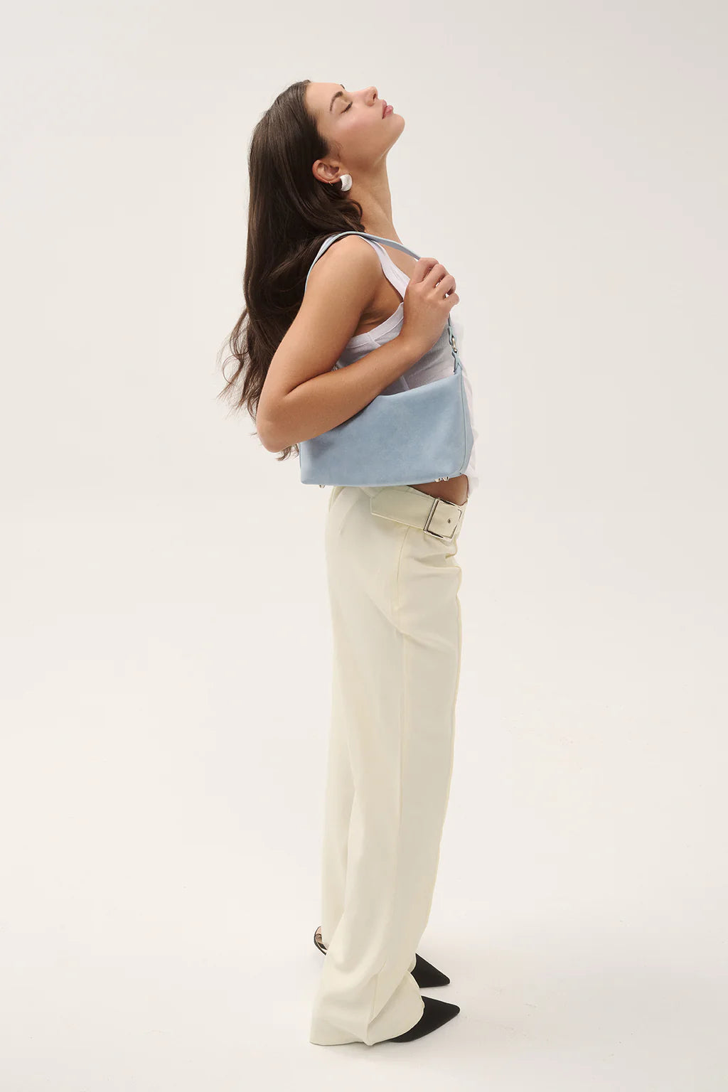 Paloma Bag - Blue Suede Georgia Mae