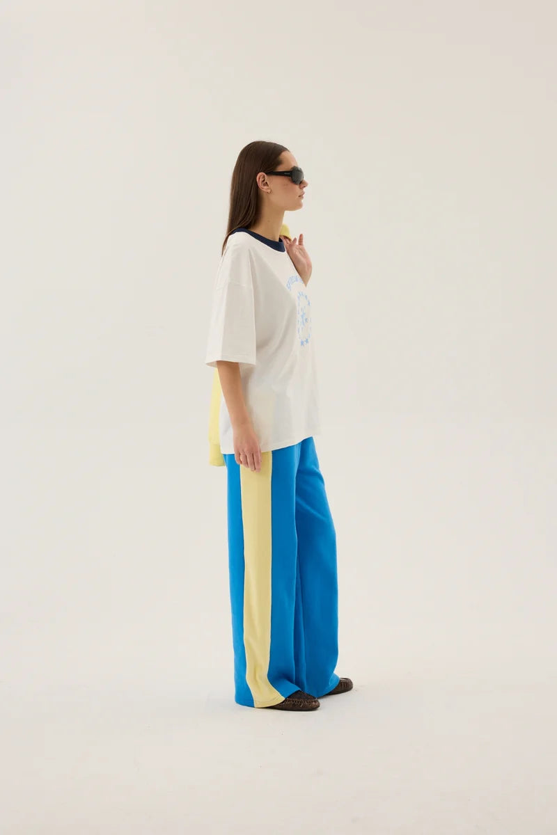 Speedway Oversized Tee - Snow Araminta James