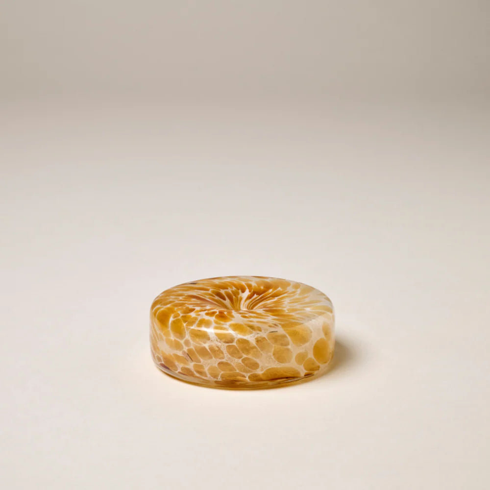 Glass Marble Holder - Brown Gentle Habits