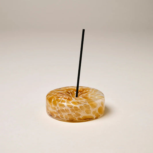 Glass Marble Holder - Brown Gentle Habits