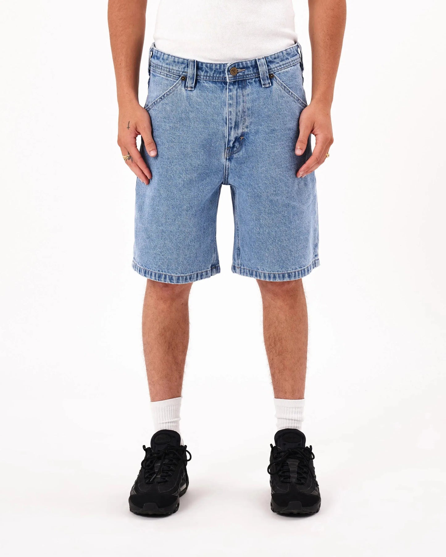 A5 Baggy Short - Larry Vintage Indigo Abrand