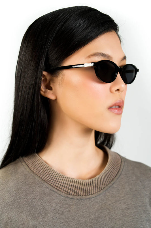 Sammy Sunglasses -Gloss Black Oscar and Frank