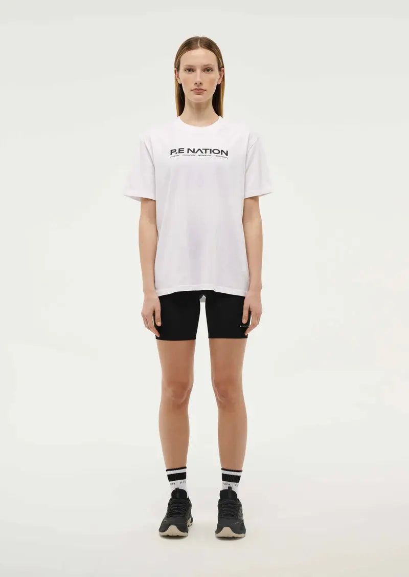 Aero Short Sleeve Tee - Optic White P.E Nation