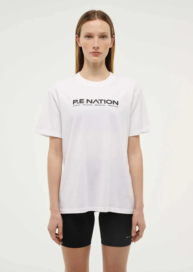 Aero Short Sleeve Tee - Optic White P.E Nation