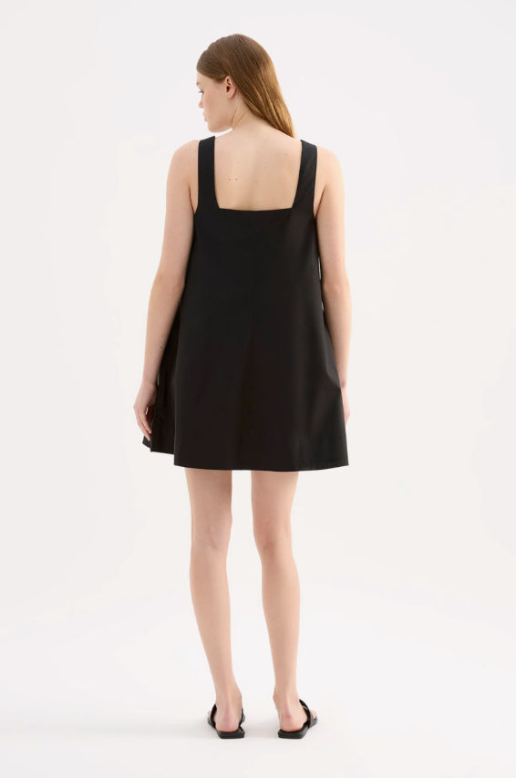 Alexis Mini Dress - Black Nude Lucy