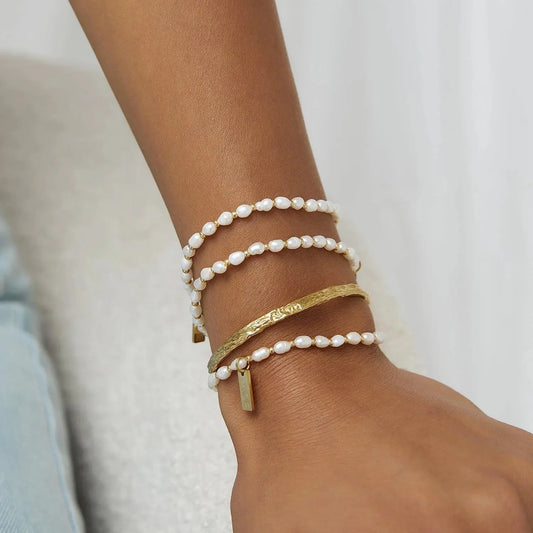Amber Pearl Bracelet Arms of Eve