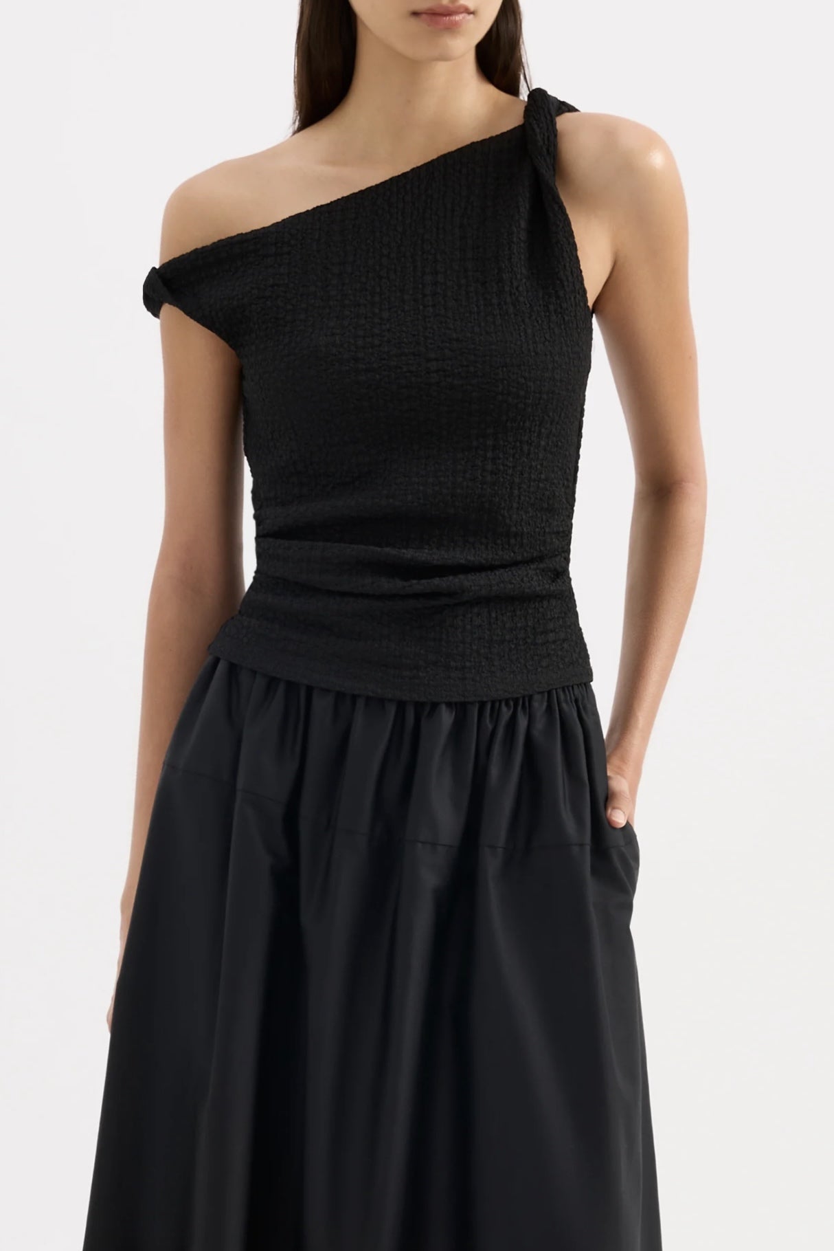 Apollo Top - Black Nude Lucy