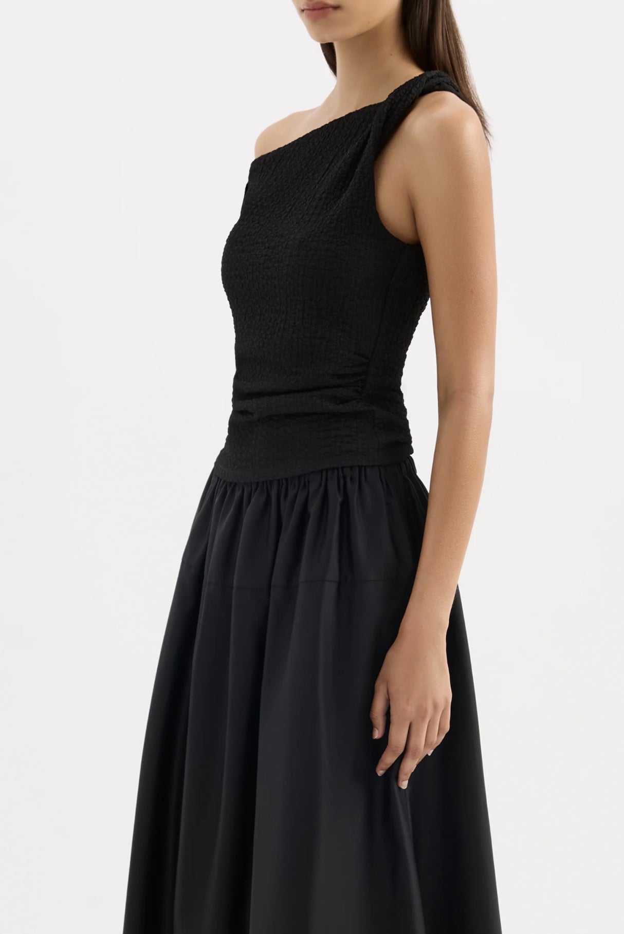 Apollo Top - Black Nude Lucy