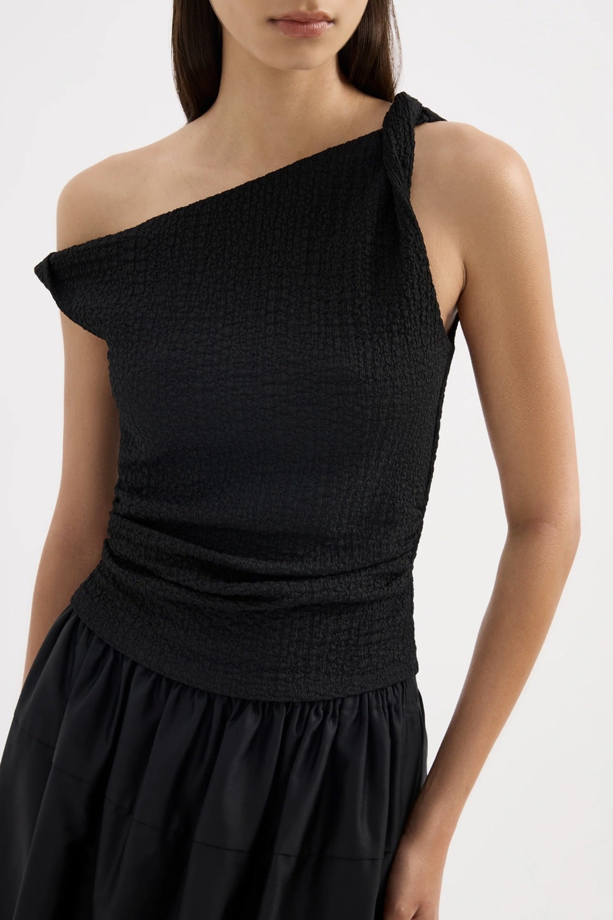 Apollo Top - Black Nude Lucy