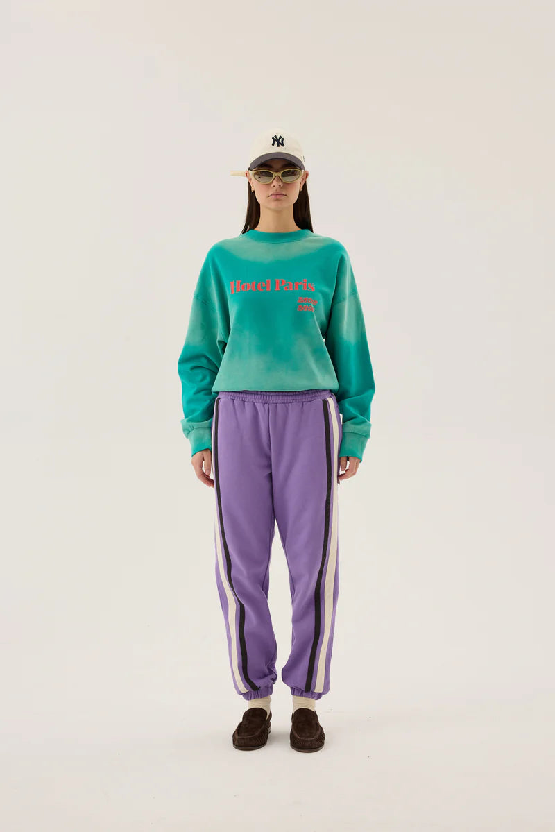 Hotel Paris Sweatshirt - Washed Ocean Green Araminta James