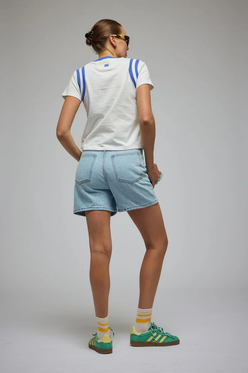 Mi Scusi Baby Tee - Warm White Araminta James