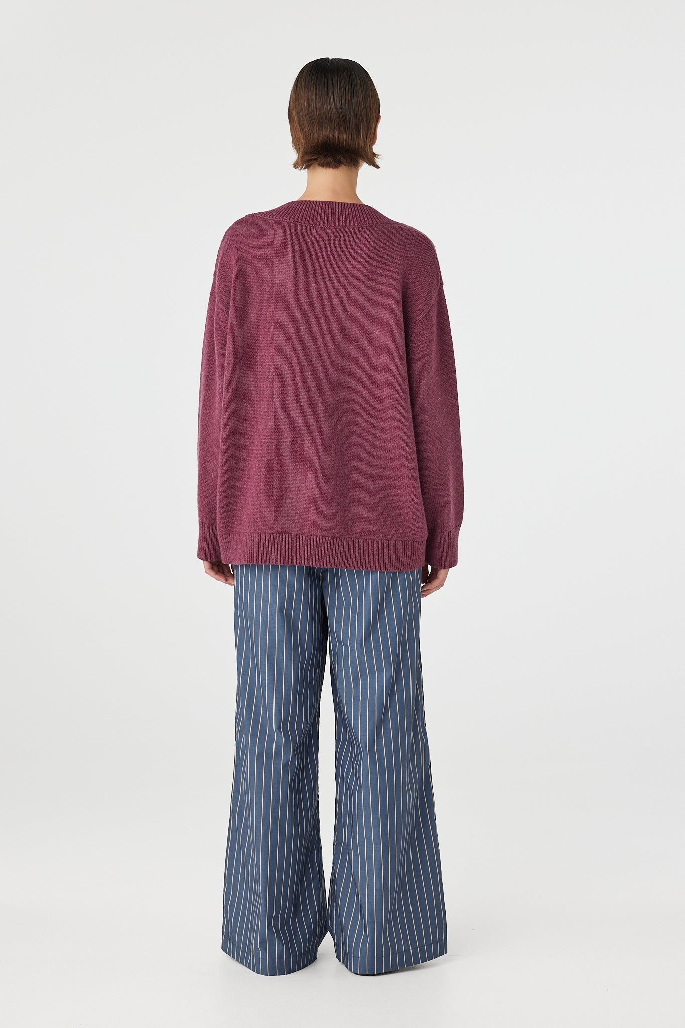 Zenya Sweater - Merlot Marle Arcaa