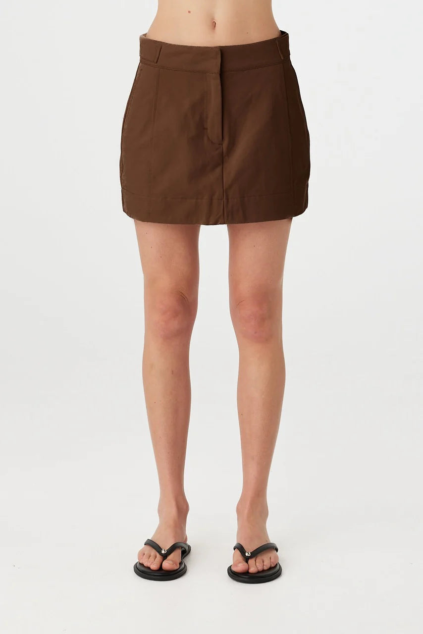 Eames Mini Skirt - Espresso Arcaa