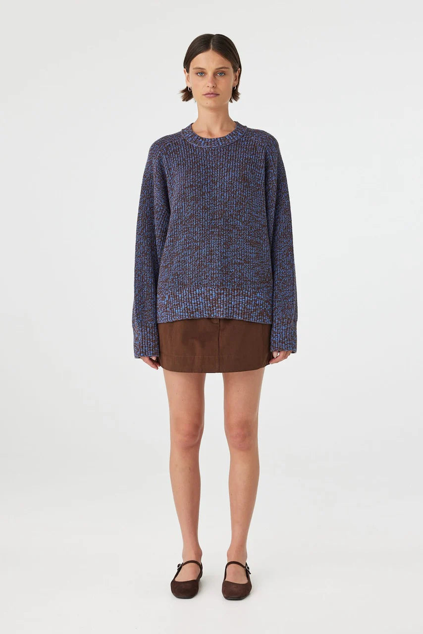 Solene Sweater - Chocolate and Brown Arcaa