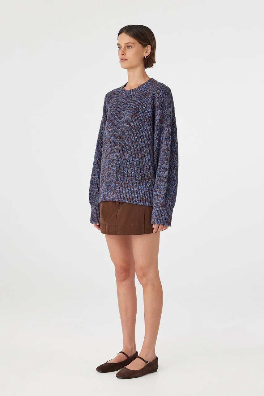 Solene Sweater - Chocolate and Brown Arcaa