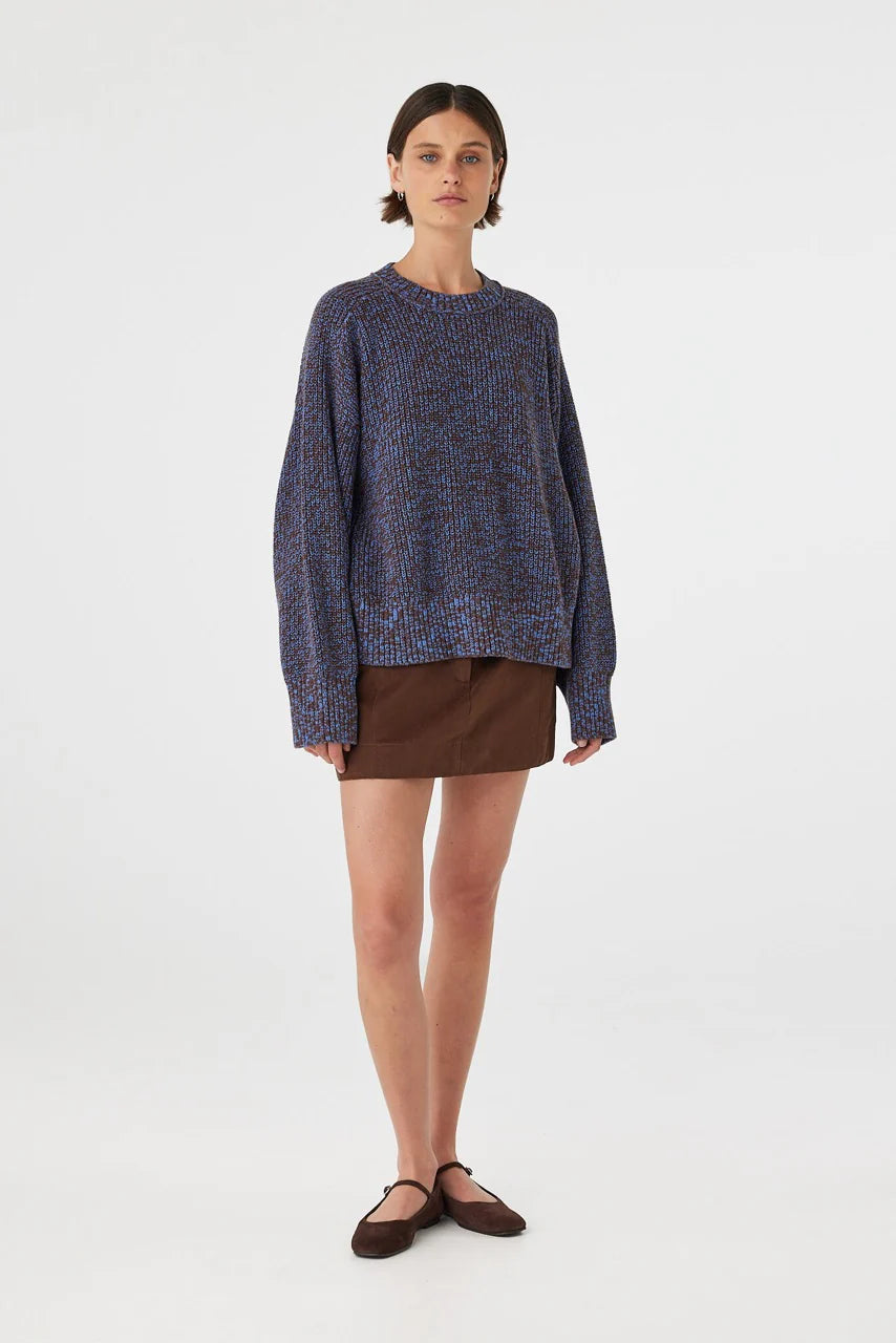 Solene Sweater - Chocolate and Brown Arcaa