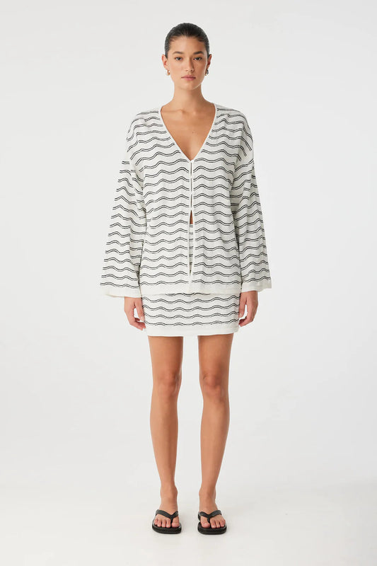 Onda Long Sleeve - Cream Wave Arcaa