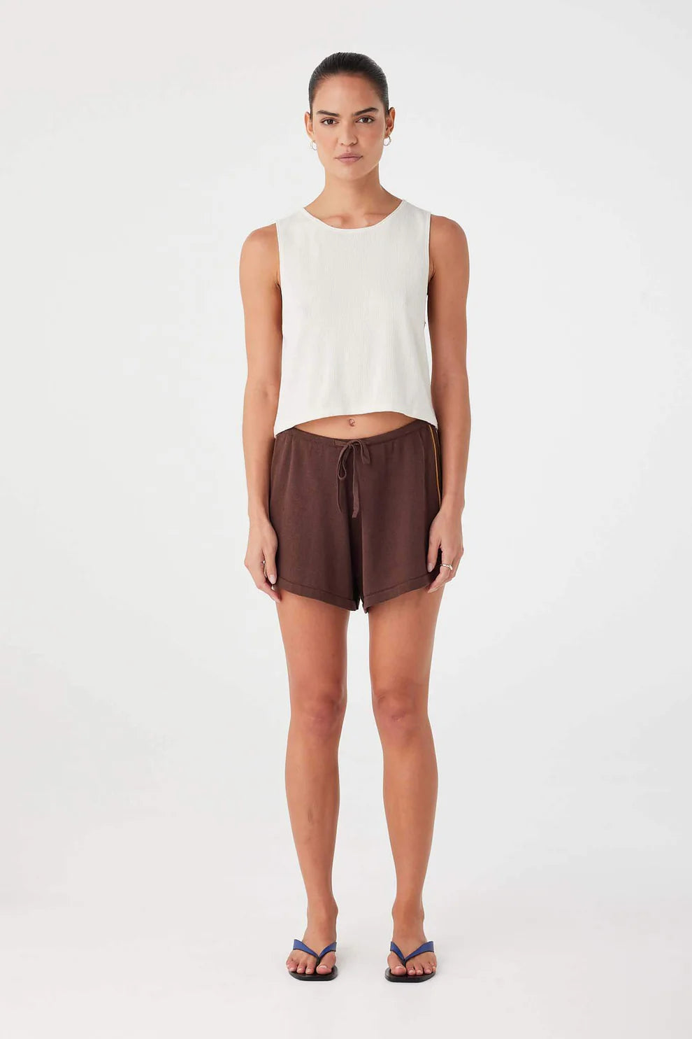Pippa Drawstring Short - Espresso Arcaa