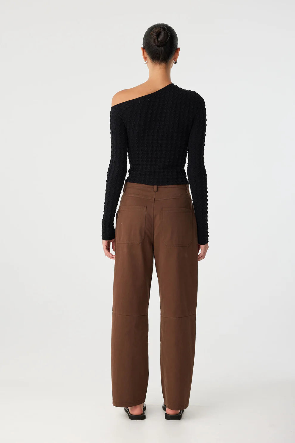 Sedona Long Sleeve Top - Black Arcaa
