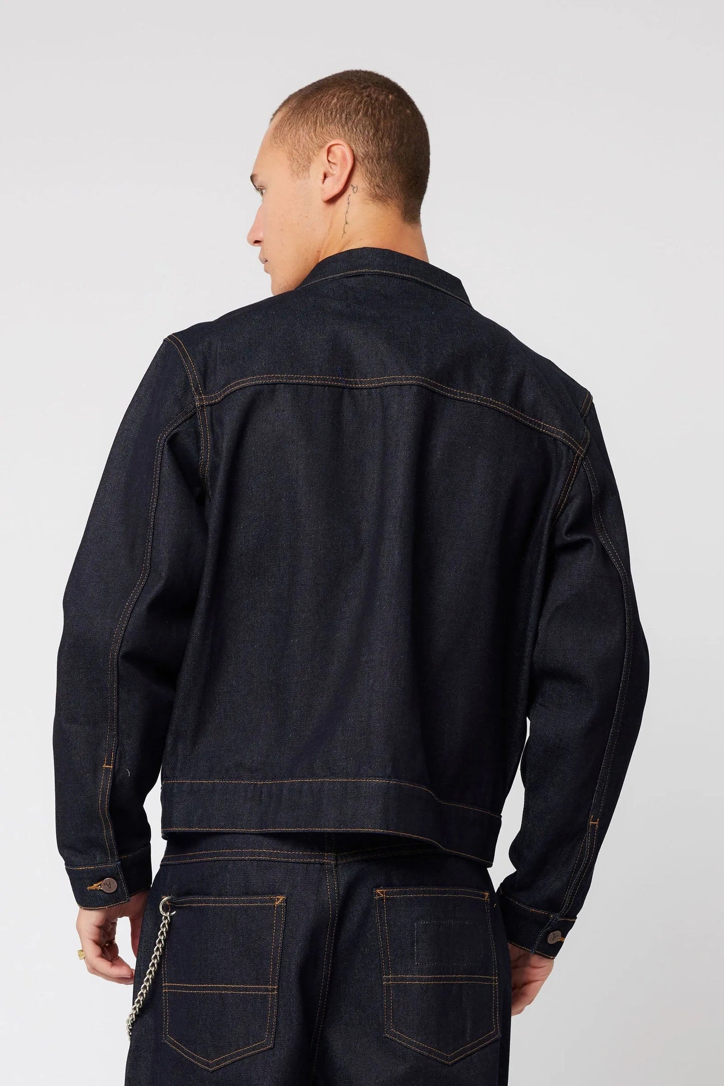 A1 Jacket Scout - Raw Indigo Abrand