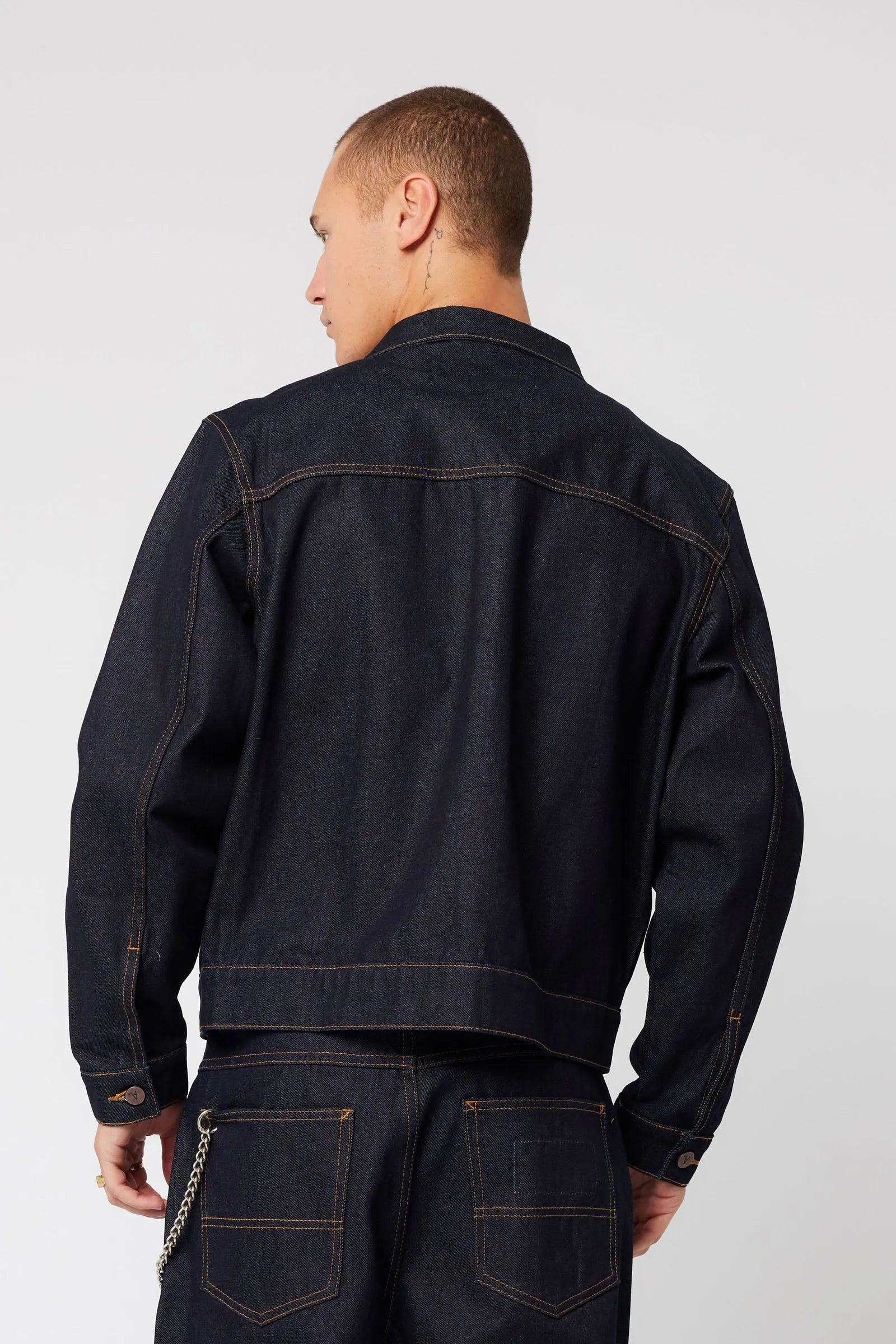 A1 Jacket Scout - Raw Indigo Abrand