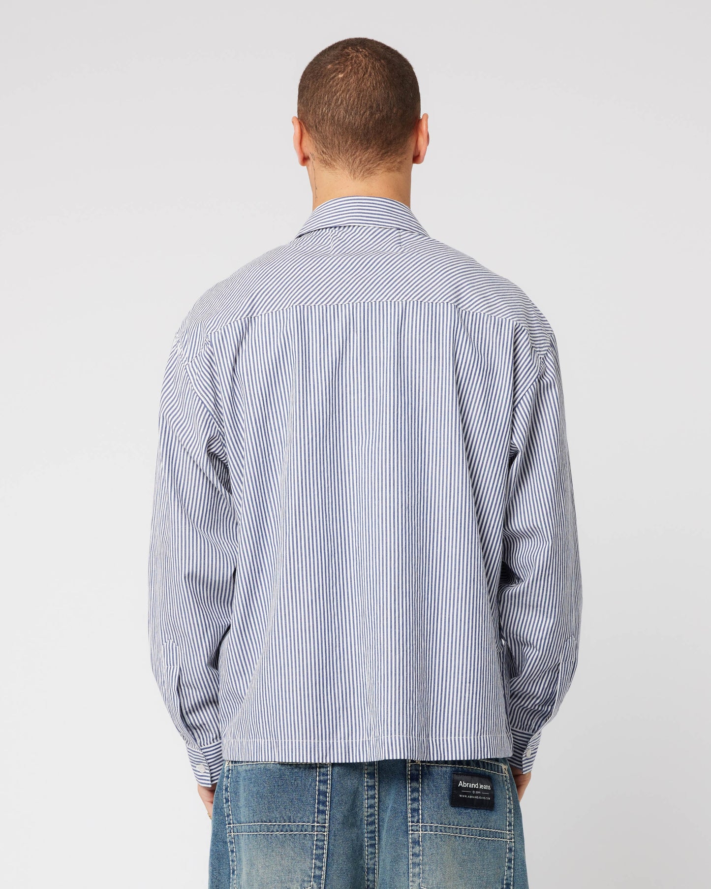 Bobby L/S Stripe Shirt - Blue Collar Abrand