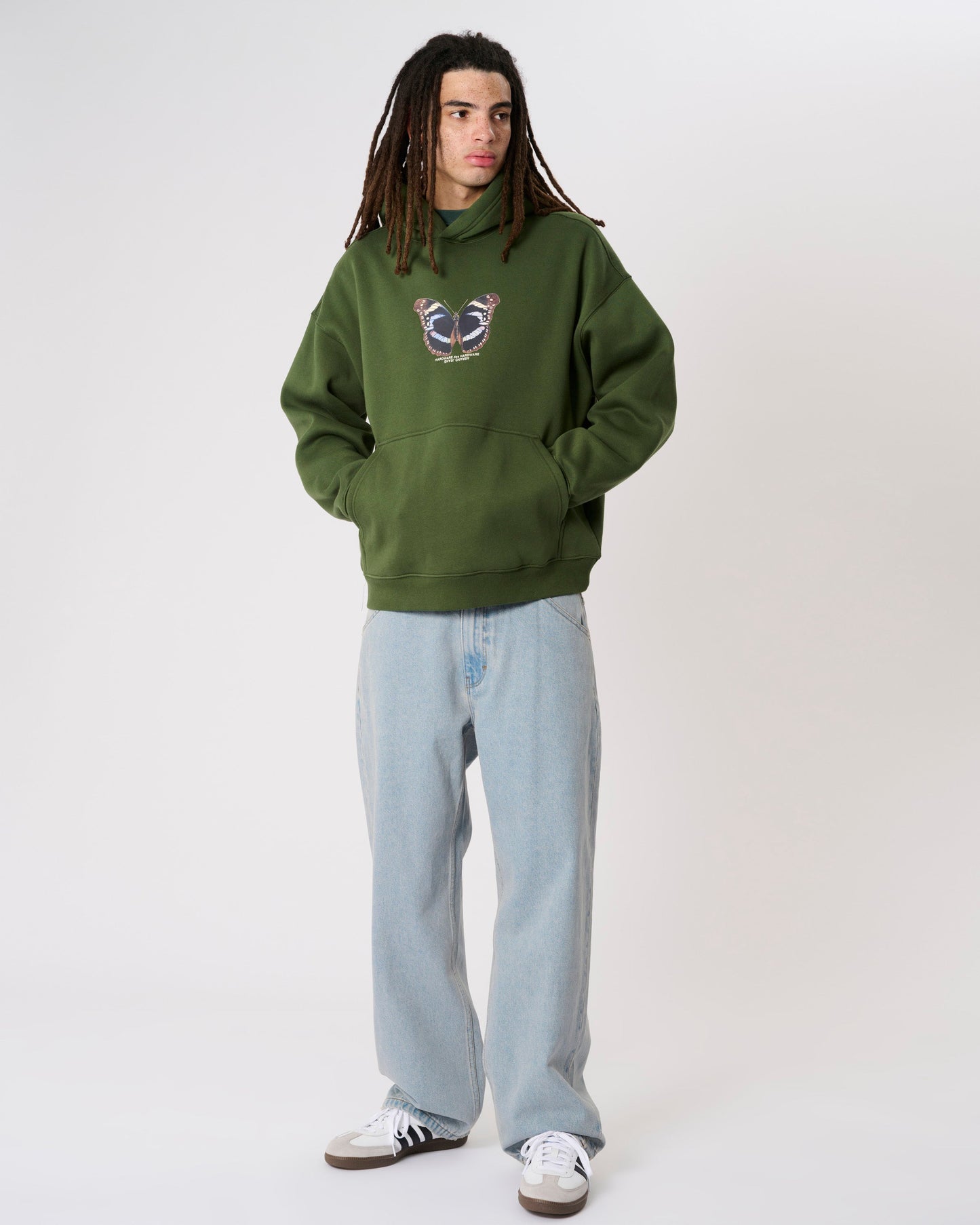 Butterfly Hood - Deep Green Abrand