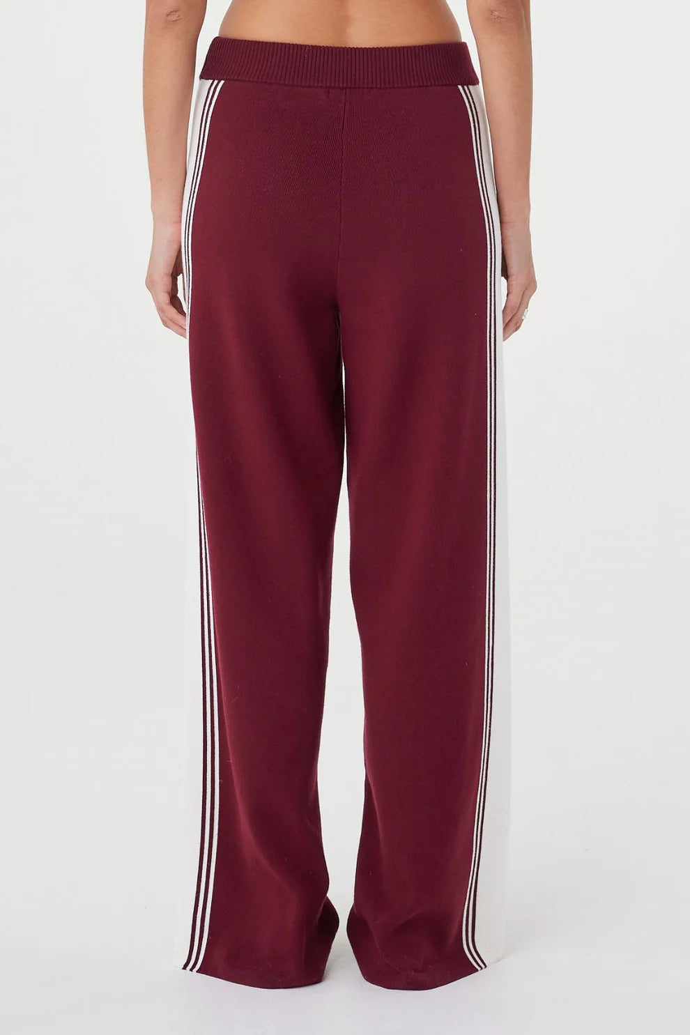 Emery Pant - Merlot and Cream Arcaa