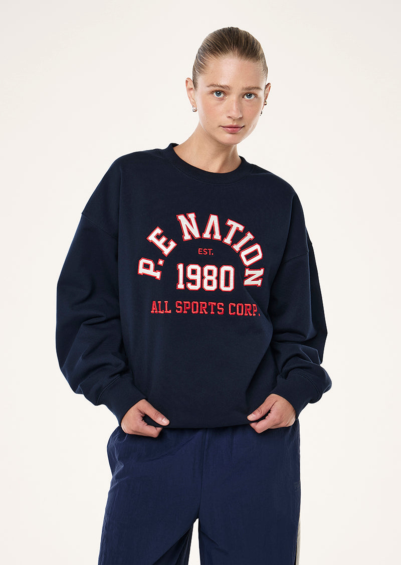 Backspin Sweat - Dark Navy P.E Nation