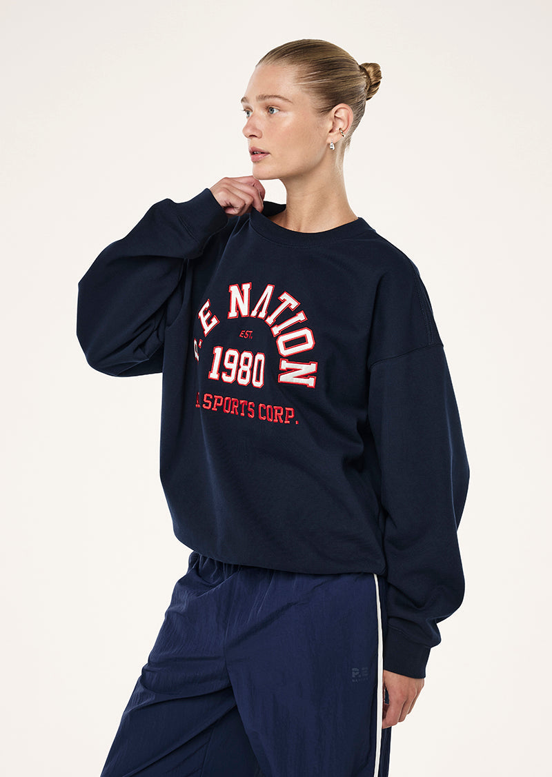 Backspin Sweat - Dark Navy P.E Nation
