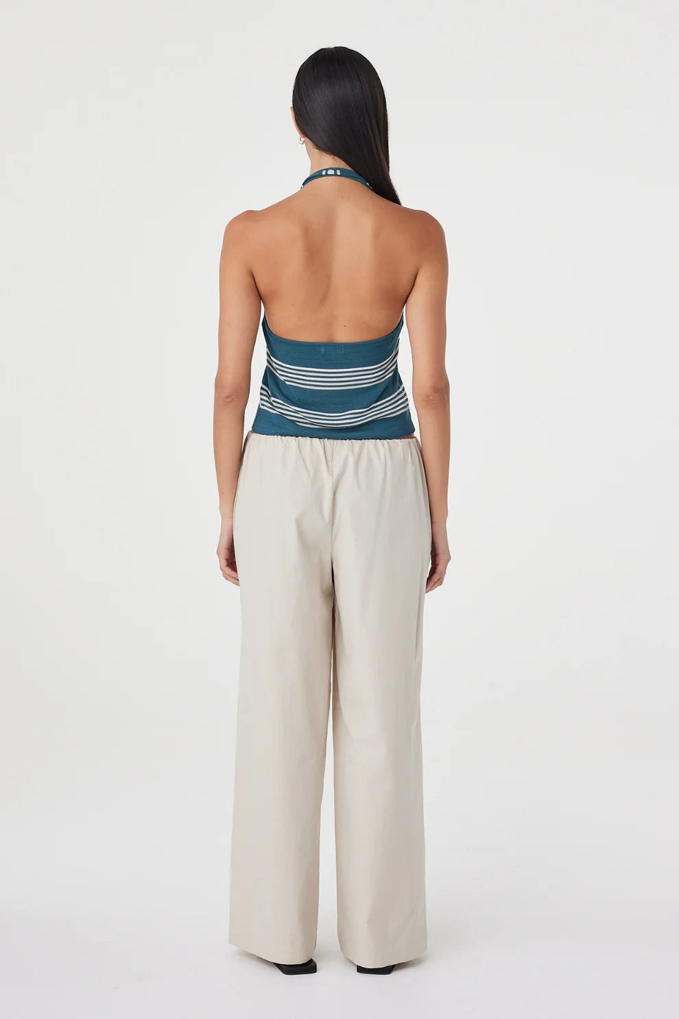 Nuri Top - Teal Stripe Arcaa