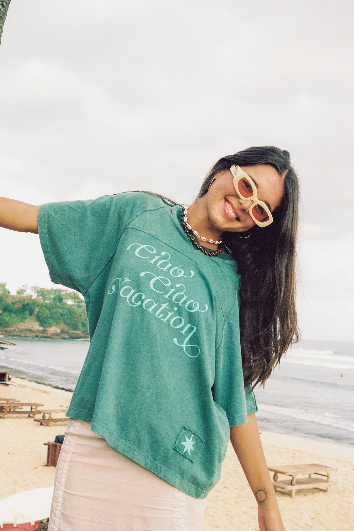 Bayou Vacation Crop Tee Ciao Ciao