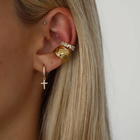 Mila Chunky Ear Cuff - Gold