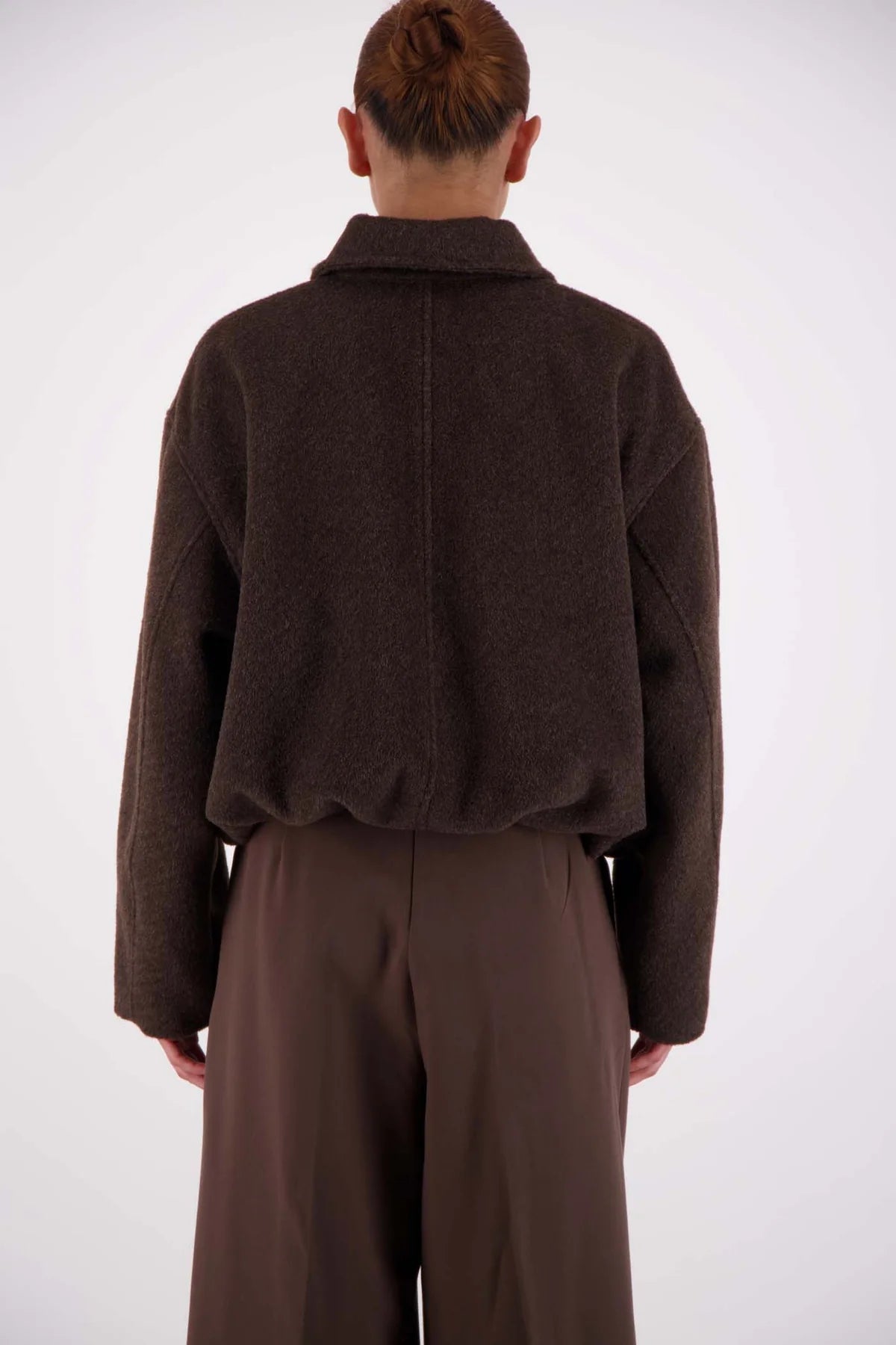 Bailey Bomber Jacket - Brown Jasmine Alexa