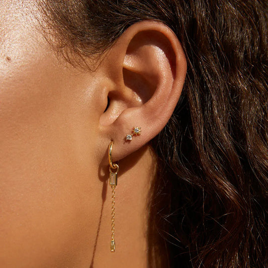 Bonnie Gold Stud Earrings Arms of Eve