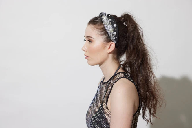 Bowies World Beverly Hills Headband at cloth in brick 